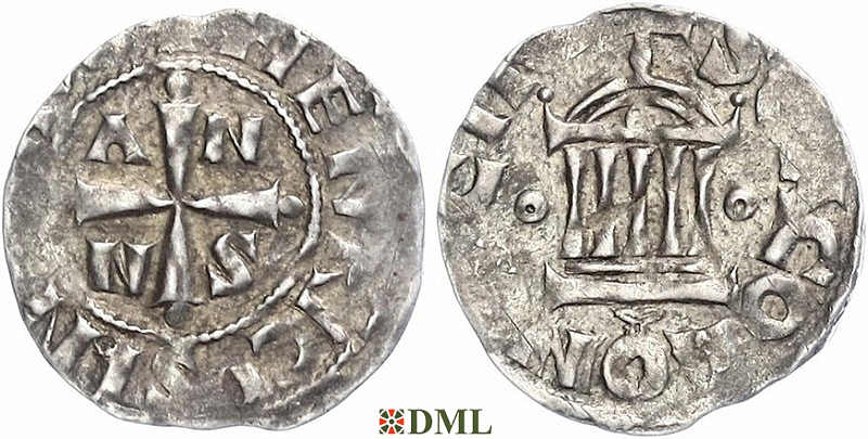 Денарий, Германия, Нижняя Лотарингия, Anno II (1056-1075), м.д. Koln, Dbg. 391