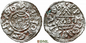 Денарий, Чехия, Boleslav II (972/973-999), м.д. Prague, Šmerda 1996, 42a