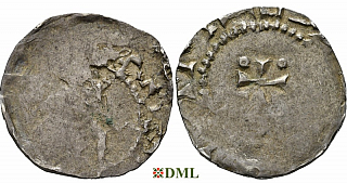 Денарий, Германия, Саксония, Heinrich II (1002-1024), м.д. Dortmund, Dbg. 752