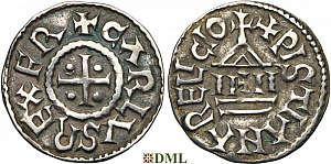 Денье, Каролинги, Charles le Chauve (840-877), Unknown mints, Depeyrot 1189