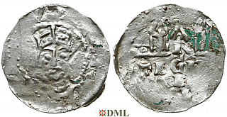 Денарий, Германия, Швабия, Heinrich II (1002-1024), м.д. Strassburg, Dbg. 920