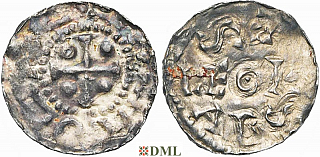 Денарий, Германия, Нижняя Лотарингия, Anonymous bishop, м.д. регион Meuse