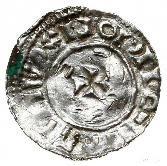 Денарий, Швеция, Imitation of a helmet / small cross denarius” of Aethelred II