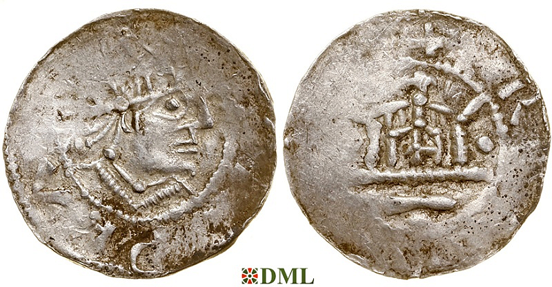 Денарий, Германия, Швабия, B. Uto III (950-965), м.д. Strasbourg, Dbg. 932