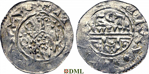 Денарий, Германия, Нижняя Лотарингия, Wilhelm (1054-1076), м.д. Utrecht, Ilisch 2000, 10.11