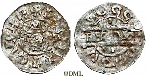 Денарий, Германия, Нижняя Лотарингия, Bruno III (1050-1057), м.д. Dokkum, Ilisch 2000, 21.19