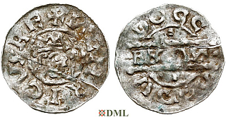 Денарий, Германия, Нижняя Лотарингия, Bruno III (1050-1057), м.д. Dokkum, Ilisch 2000, 21.19