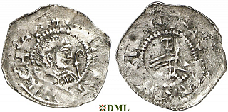 Денарий, Германия, Верхняя Лотарингия, Egilbert (1079-1101), м.д. Trier, Dbg. 480
