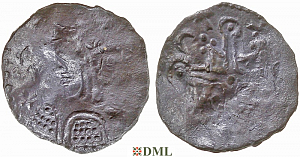 Денарий, Дания, Hardeknut (1035-1042), м.д. Lund?