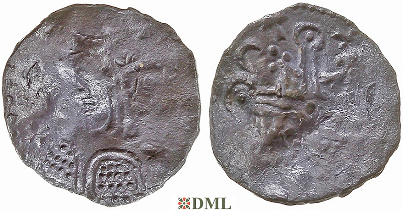 Денарий, Дания, Hardeknut (1035-1042), м.д. Lund?