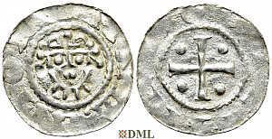 Денарий, Германия, Нижняя Лотарингия, Hermann (1059-1074), м.д. Jever, Dbg 597
