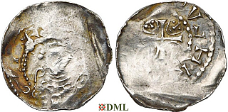 Денарий, Германия, Нижняя Лотарингия, Henri de Verdun (1075-1091), м.д. Luttich, Ilisch 2014, 34.39