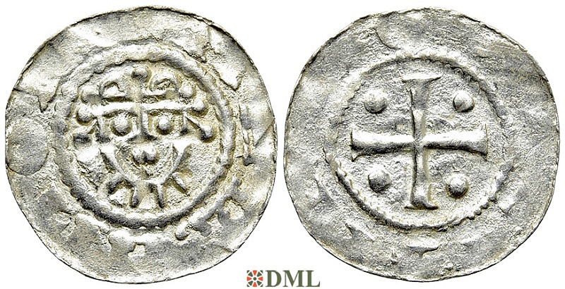Денарий, Германия, Нижняя Лотарингия, Hermann (1059-1074), м.д. Jever, Dbg 597