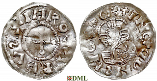 Денарий, Чехия, Богемия, Jaromir (1003-1034), м.д. Prague, Šmerda 1996, 111a