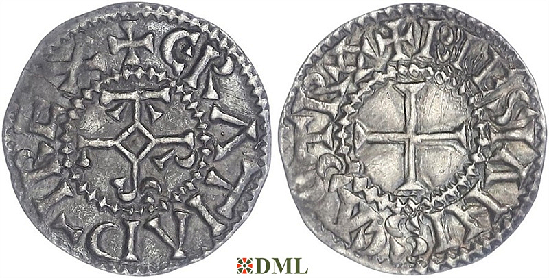Денье, Каролинги, Charles le Chauve (840-877), м.д. Blois, Depeyrot 160