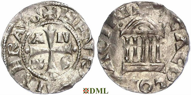 Денарий, Германия, Нижняя Лотарингия, Anno II (1056-1075), м.д. Koln, Dbg. 391