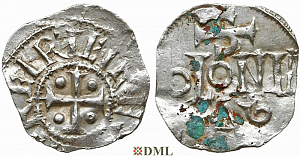 Денарий, Германия, Нижняя Лотарингия, Otto I (962-973) или Otto II (973-983), м.д. Koln, Dbg. 333
