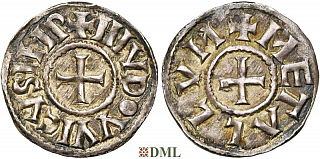 Денарий, Каролинги, Charlemagne (768-814), м.д. Melle
