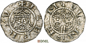 Денарий, Германия, Нижняя Лотарингия, Egbert II (1068-1090), м.д. Winsum, Ilisch 2000, 22.8
