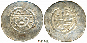 Денарий, Германия, Нижняя Лотарингия, Hermann (1059-1074), м.д. Jever, Dbg