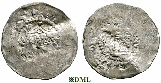 Денарий, Германия, Франкония, Luitpold (1051-1059), м.д. Mainz, Dbg. 807