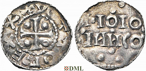 Денарий, Германия, Нижняя Лотарингия, Otto I (936-962), м.д. Huy, Ilisch 2014, 33.2