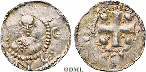 Денарий, Германия, Франкония, EB. Willigis (975-1011), м.д. Mainz, Dbg. 802