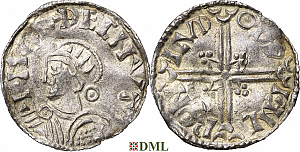 Денарий, Дания, Hardeknut (1035-1042), м.д. Lund, Hbg. 23