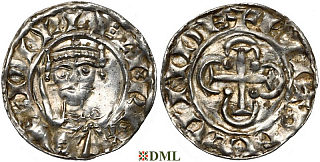 Денарий, Англия, William II (1087-1100), м.д. London, монетарий Bat (?), North 852