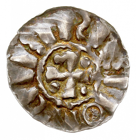 Денарий, Германия, Нижняя Лотарингия, Heinrich II (1002-1024), unknown mints, Ilisch 2000, 20.6