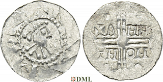 Денарий, Германия, Нижняя Лотарингия, Gf. Hermann (1020-1051), м.д. Emden, Dbg. 772