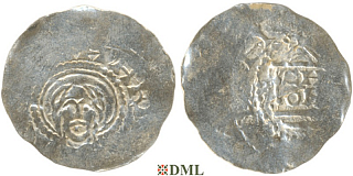 Денарий, Германия, Франкония, Heinrich III (1039-1056), м.д. Speyer, Dbg. 838