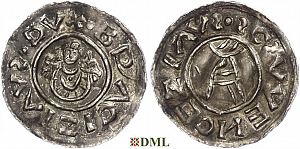 Денарий, Чехия, Богемия, Břetislav I (1034-1055), Šmerda 1996, 151