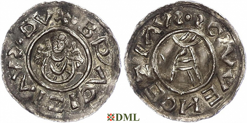 Денарий, Чехия, Богемия, Břetislav I (1034-1055), Šmerda 1996, 151