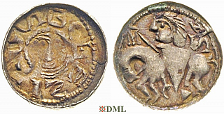 Денарий, Польша, Bolesław II (1058-1080)