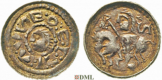 Денарий, Польша, Bolesław II (1058-1080)