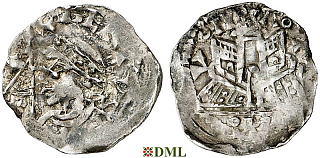 Денарий, Германия, Нижняя Лотарингия, Albert III (1064-1102), м.д. Namur, Ilisch 2014, 31.16