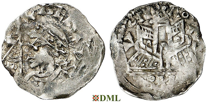 Денарий, Германия, Нижняя Лотарингия, Albert III (1064-1102), м.д. Namur, Ilisch 2014, 31.16