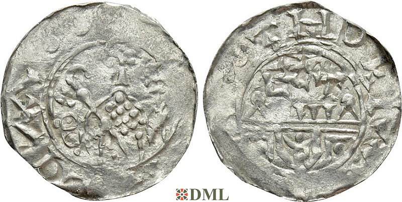 Денарий, Германия, Нижняя Лотарингия, Wilhelm (B.) (1054-1076), м.д. Utrecht