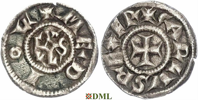 Денье, Каролинги, Charlemagne (768-814), м.д. Thuin