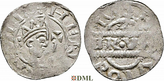 Денарий, Германия, Нижняя Лотарингия, Bruno III (1050-1057), м.д. Leeuwarden, Ilisch 2000, 21.14