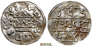 Денарий, Чехия, Богемия, Oldřich (1012-1034), м.д. Praga, Šmerda 133b