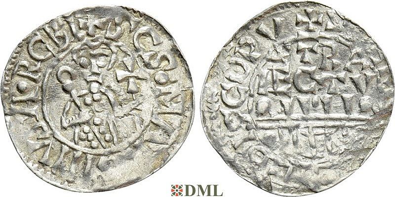 Денарий, Германия, Нижняя Лотарингия, B. Bernold (1027-1054), м.д. Utrecht, Ilisch 2000, 10.4