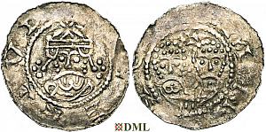 Денарий, Германия, Нижняя Лотарингия, Egbert II (1068-1090), м.д. Emnighem, Ilisch 2000, 22.6