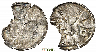Денарий, Германия, Саксония, Anonymous bishop, Sachesnpfennig, Kilger 2000, KN 4