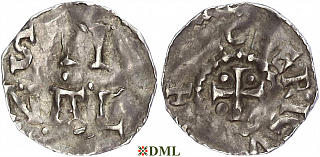 Денарий, Германия, Верхняя Лотарингия, Dietrich II (1006-1047), м.д. Epinal, Dbg. 27
