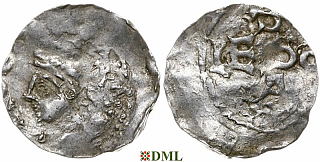 Денарий, Германия, Нижняя Лотарингия, Otto II (973-983) или Otto III (983-1002), м.д. Luttich, Ilisch 2014, 34.1-34.5