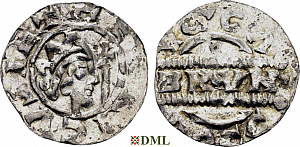 Денарий, Германия, Нижняя Лотарингия, Bruno III (1050-1057), м.д. Dokkum, Ilisch 2000, 21.19