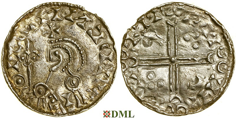 Денарий, Дания, Sven Estridsen (1047-1075), м.д. Viborg, Hbg. 57