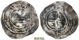 Денарий, Польша, Mieszko II (1013-1025)
